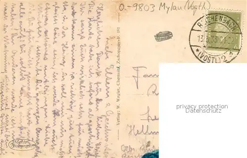 AK / Ansichtskarte Mylau Kaiserschloss Mylau Mylau