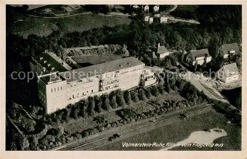 AK / Ansichtskarte Volmarstein Fliegeraufnahme Klinik Volmarstein