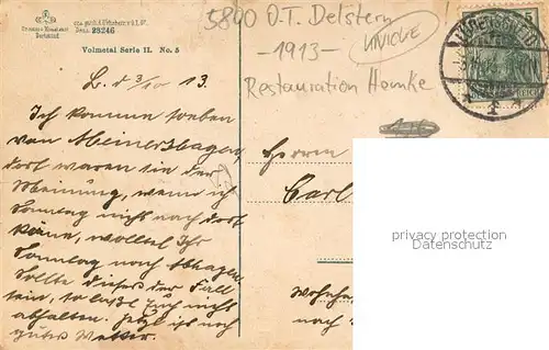 AK / Ansichtskarte Delstern_Hagen Volmetal Fachwerkhaus  Delstern_Hagen