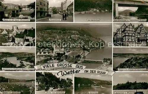 AK / Ansichtskarte Wetter_Ruhr Gesamtansichten Ruhrbruecke Freiheit Viadukt Harkortsee  Wetter Ruhr