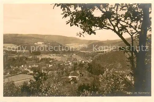 AK / Ansichtskarte Dahl_Hagen Volmetal Gesamtansicht Dahl_Hagen