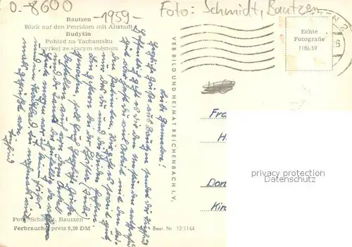 AK / Ansichtskarte Bautzen Petridom und Altstadt  Bautzen