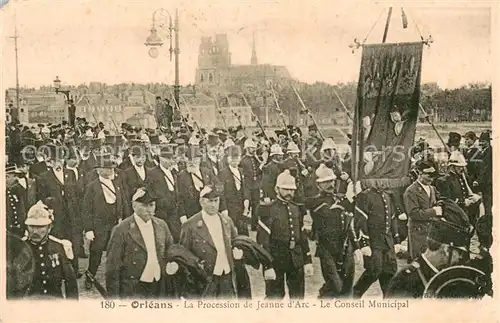 AK / Ansichtskarte Orleans_Loiret La Procession de Jeanne dArc Le Conseil Municipal Orleans_Loiret