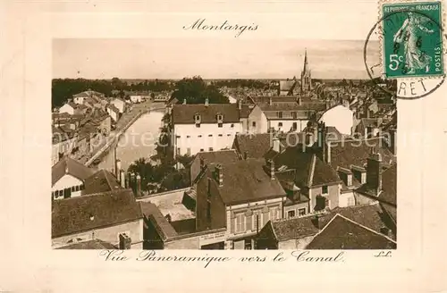 AK / Ansichtskarte Montargis_45 Vue panoramique vers le Canal 