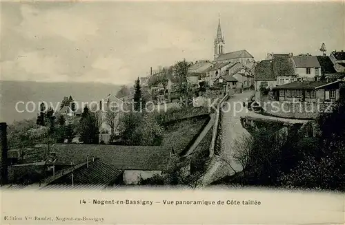 AK / Ansichtskarte Nogent_en_Bassigny Vue panoramique de Cote taillee Nogent_en_Bassigny