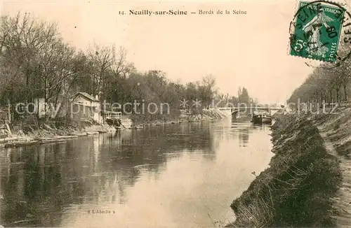 AK / Ansichtskarte Neuilly sur Seine Bords de la Seine Neuilly sur Seine