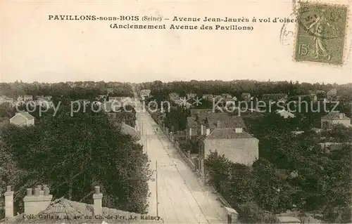 AK / Ansichtskarte Pavillons sous Bois_Les Avenue Jean Jaures a vol d oise Pavillons sous Bois_Les