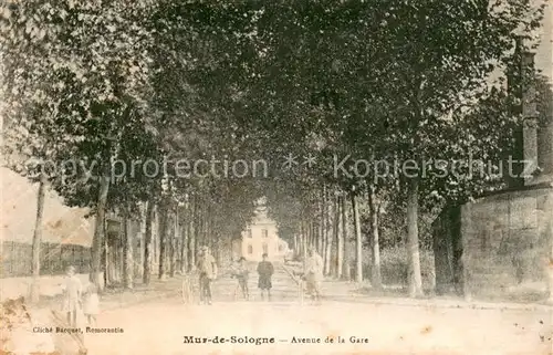 AK / Ansichtskarte Mur de Sologne Avenue de la Gare Mur de Sologne