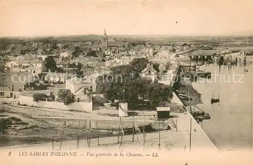 AK / Ansichtskarte Les_Sables d_Olonne Vue generale de la Chaume Les_Sables d_Olonne