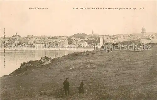 AK / Ansichtskarte Saint Servan_Ille et Vilaine Vue generale prise de la Cite Saint Servan