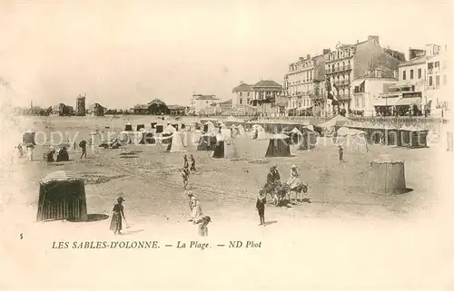 AK / Ansichtskarte Les_Sables d_Olonne La Plage Les_Sables d_Olonne