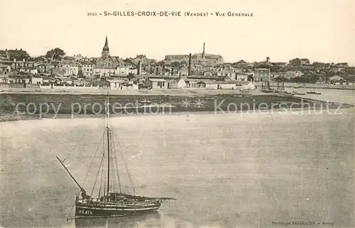 AK / Ansichtskarte Saint Gilles Croix de Vie_Vendee Vue generale Saint Gilles Croix de Vie