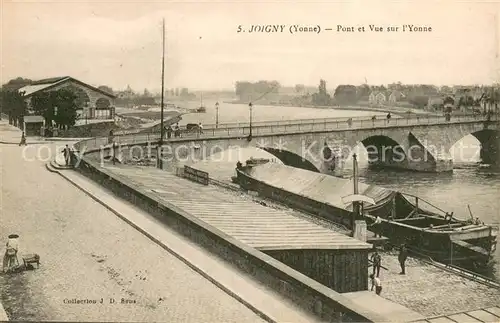 AK / Ansichtskarte Joigny_89_Yonne Pont et Vue sur l Yonne 