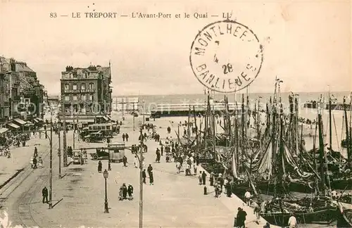 AK / Ansichtskarte Le_Treport_76 AVant Port et le Quai 