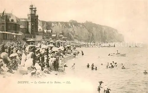 AK / Ansichtskarte Dieppe_76 Le Casino et les Bains 