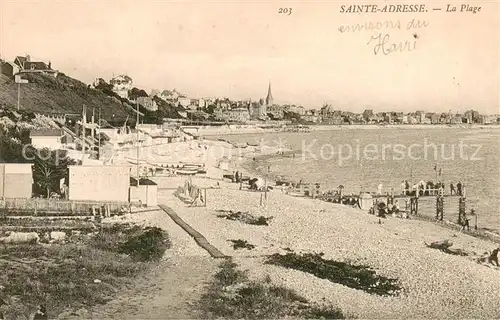 AK / Ansichtskarte Sainte Adresse La Plage Sainte Adresse