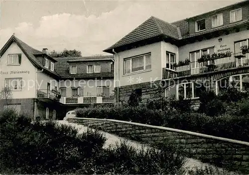 AK / Ansichtskarte Pfaffenhausen_Spessart Haus Marienburg Pfaffenhausen Spessart