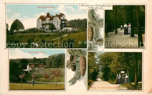 AK / Ansichtskarte Bissendorf_Osnabrueck Sanatorium Schlederhausen Bissendorf Osnabrueck