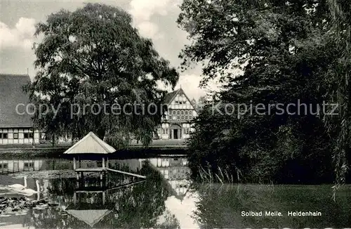 AK / Ansichtskarte Bad_Melle_Osnabrueck Heldenhain Bad_Melle_Osnabrueck