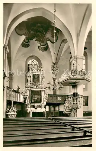 AK / Ansichtskarte Bad_Melle_Osnabrueck Kirche innen Bad_Melle_Osnabrueck