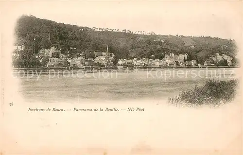 AK / Ansichtskarte Rouen Panorama de la Bouille Rouen