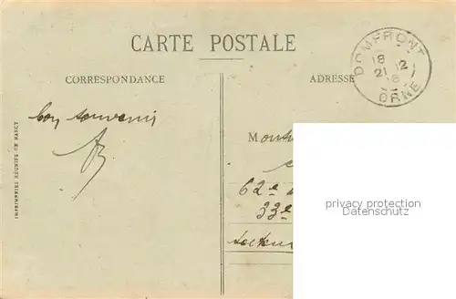 AK / Ansichtskarte Domfront_Orne Entree du Chateau Domfront Orne