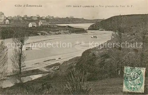 AK / Ansichtskarte Saint Lunaire Vue generale du Port Saint Lunaire