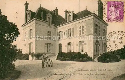 AK / Ansichtskarte Mur de Sologne Chateau de la Cailletterie Mur de Sologne
