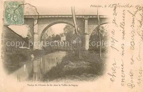 AK / Ansichtskarte Pithiviers_Loiret Viaduc du Chemin de fer dans la Valle de Segray Pithiviers Loiret
