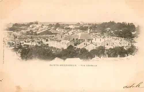 AK / Ansichtskarte Sainte Menehould Vue generale Sainte Menehould