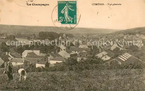 AK / Ansichtskarte Cumieres Vue generale Cumieres