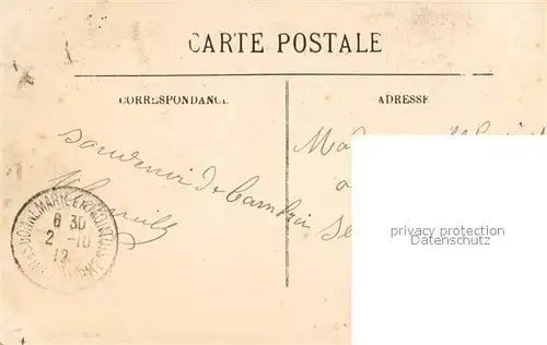 AK / Ansichtskarte Cambrai_59 La Place dArmes le Matin 