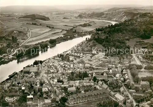 AK / Ansichtskarte Givet_Ardennes Vue aerienne La Vallee de la Meuse et le Fort de Charlemont  Givet Ardennes