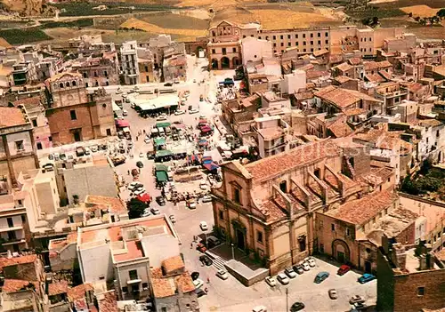 AK / Ansichtskarte Sciacca_Agrigento Fliegeraufnahme der Oberstadt Sciacca Agrigento