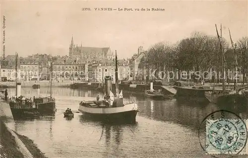 AK / Ansichtskarte Vannes_56 Le Port vue de la Rabine 