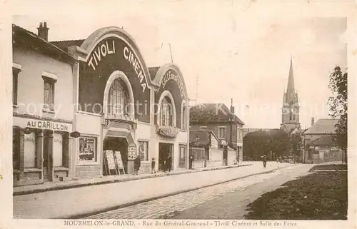AK / Ansichtskarte Mourmelon le Grand Rue du General Gouraud Tivoli Cinema et Salles des Fetes Mourmelon le Grand