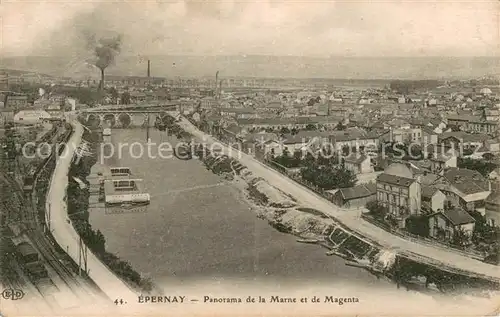 AK / Ansichtskarte Epernay_51 Panorama de la Marne et de Magenta 