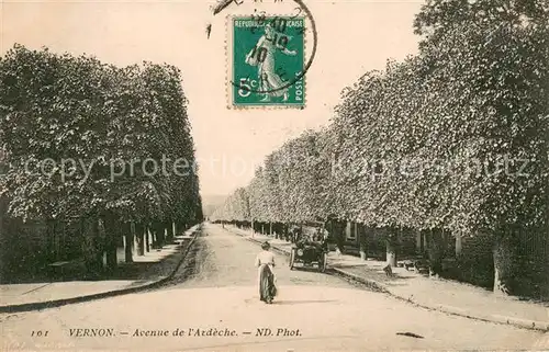 AK / Ansichtskarte Vernon_27 Avenue de l Ardeche 