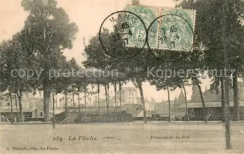 AK / Ansichtskarte La_Fleche Promenade du Pre La_Fleche