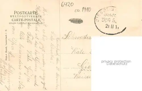 AK / Ansichtskarte Eisenbach_Lauterbach Kapelle 