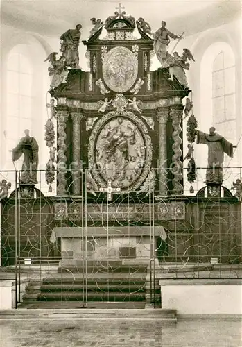 AK / Ansichtskarte Altenstadt_Hessen Kloster Engelthal in der Wetterau Hochaltar aus dem Jahre 1699 Altenstadt_Hessen