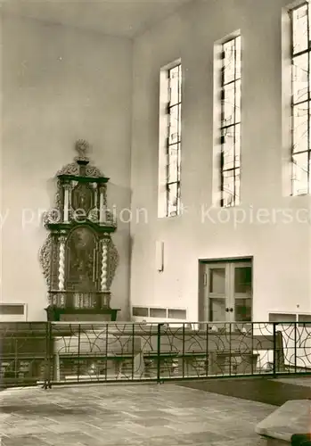 AK / Ansichtskarte Altenstadt_Hessen Kloster Engelthal in der Wetterau Gaeste Oratorium Seitenaltar 17. Jhdt. Altenstadt_Hessen