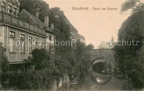 AK / Ansichtskarte Osnabrueck Partie am Hasetor Osnabrueck
