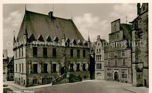 AK / Ansichtskarte Osnabrueck Rathaus Osnabrueck