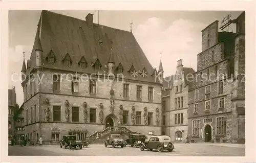 AK / Ansichtskarte Osnabrueck Rathaus Autos Osnabrueck