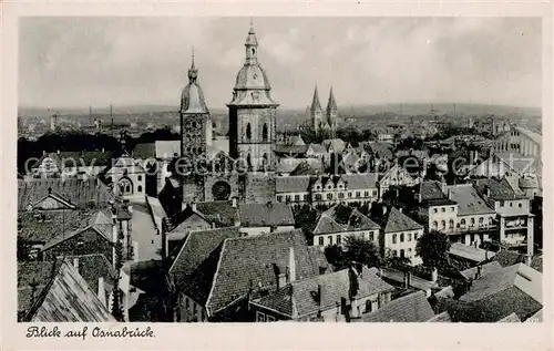 AK / Ansichtskarte Osnabrueck Stadtpanorama mit Dom Osnabrueck