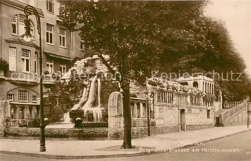 AK / Ansichtskarte Osnabrueck Bergmanns Brunnen am Herrnteichswall Osnabrueck