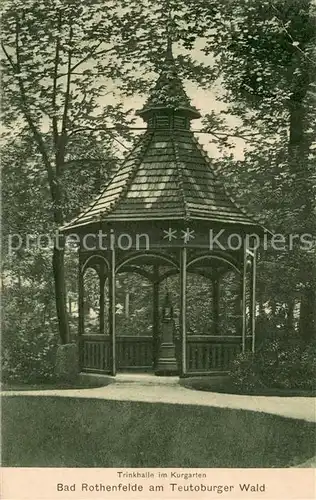 AK / Ansichtskarte Bad_Rothenfelde Trinkhalle im Kurgarten Bad_Rothenfelde