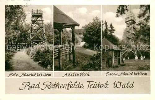 AK / Ansichtskarte Bad_Rothenfelde Aussichtsturm Adelenblick Bad_Rothenfelde