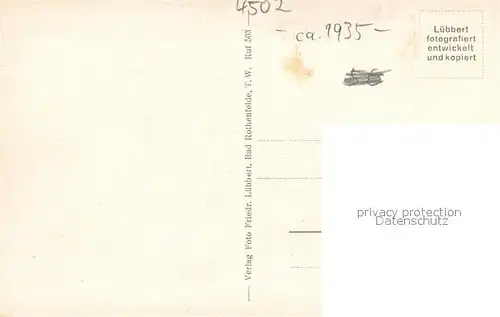 AK / Ansichtskarte Bad_Rothenfelde Badehaus Wittekindsprudel Kinderbrunnen Saline Musikpavillon Freibad Kurgarten Heldenhain Kahnteich Bad_Rothenfelde